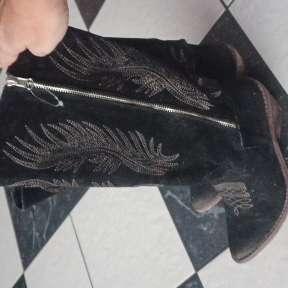 Coconuts Black western boots - Picture 1 of 8